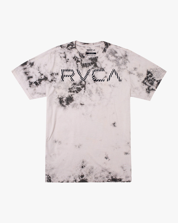 Boys Radar Tie-Dye Tee - Marshmallow/Grey Tie Dye