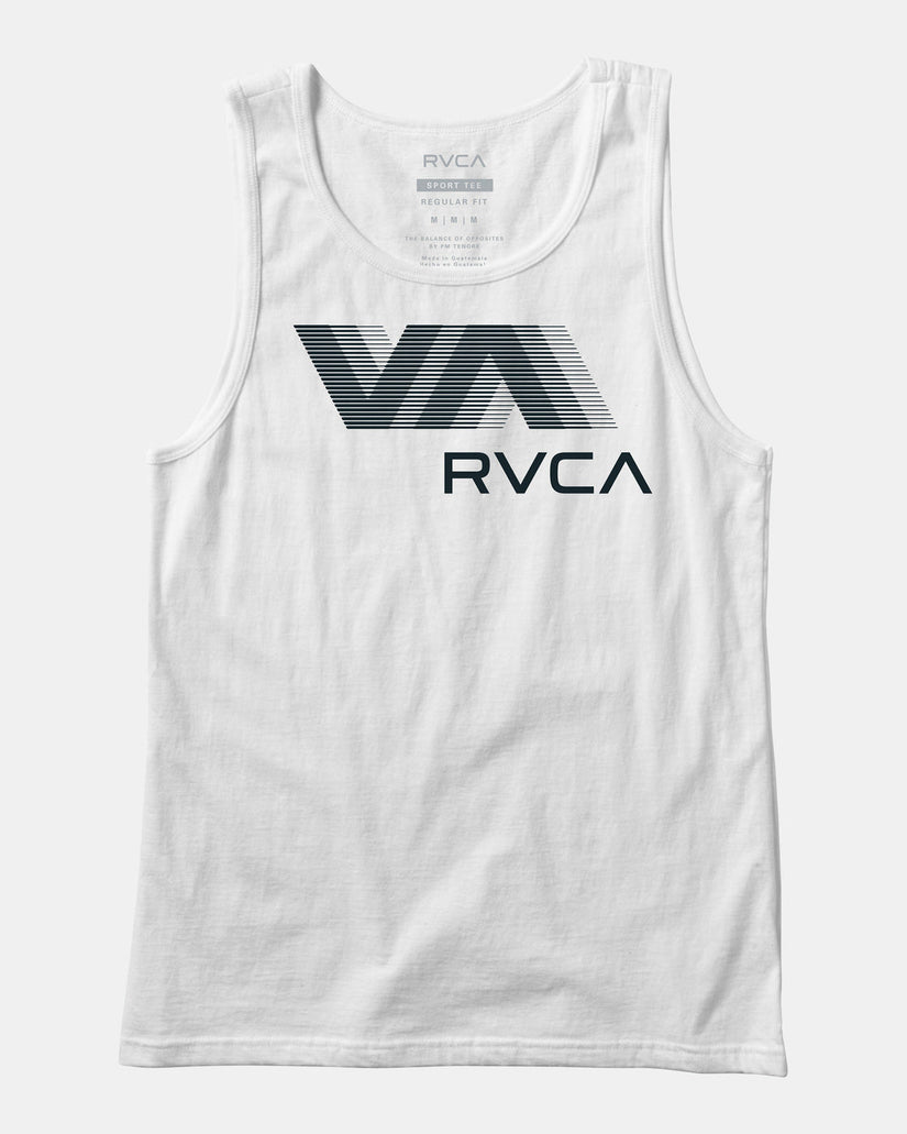 Boys Va RVCA Blur Tank - White