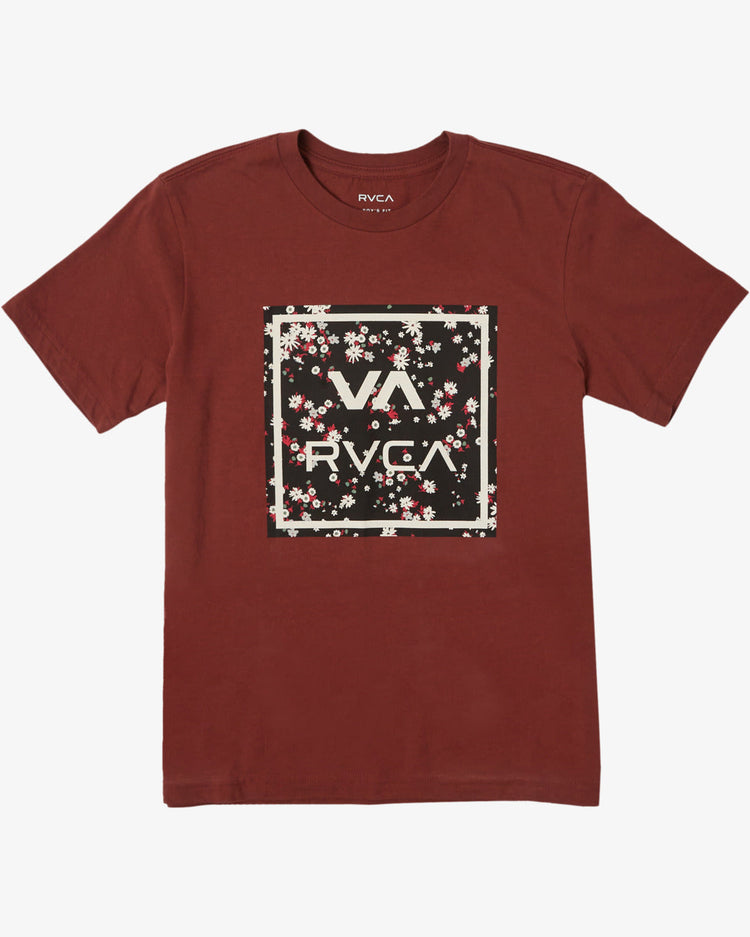 Boys Va All The Way Short Sleeve T-Shirt - Red Earth