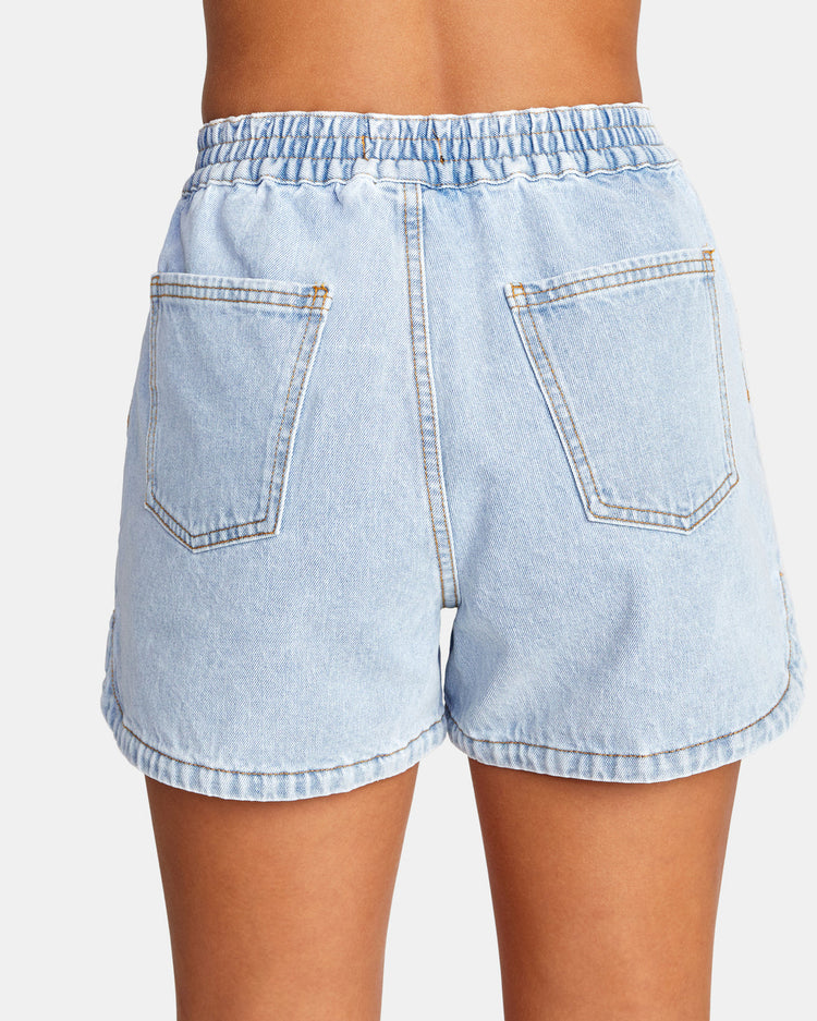 Venice Denim Shorts - Light Vintage Wash