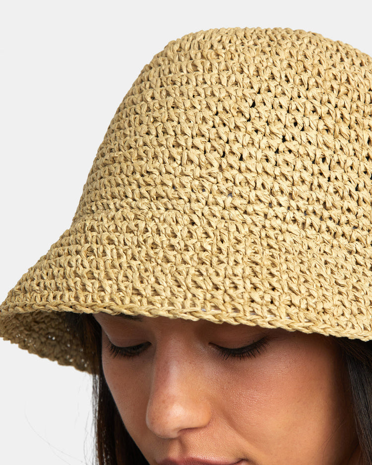 Laguna Straw Bucket Hat - Natural