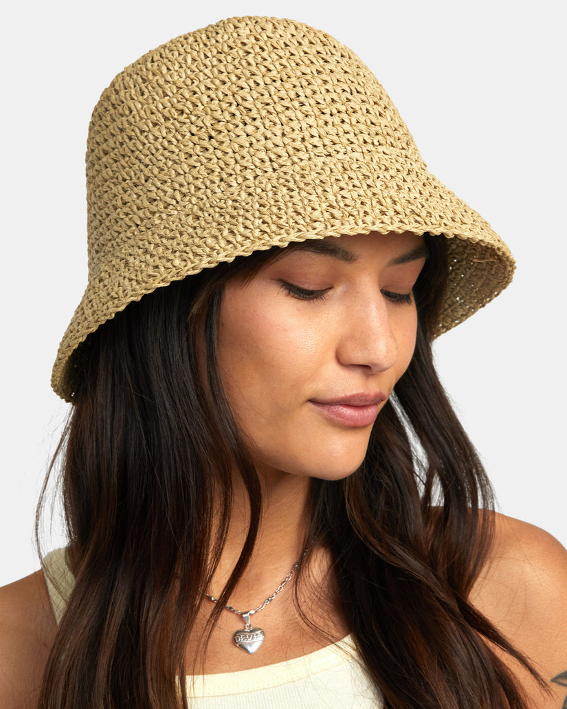 Laguna Straw Bucket Hat - Natural