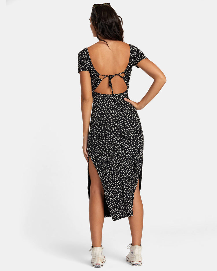 Smitten Midi Dress - RVCA Black