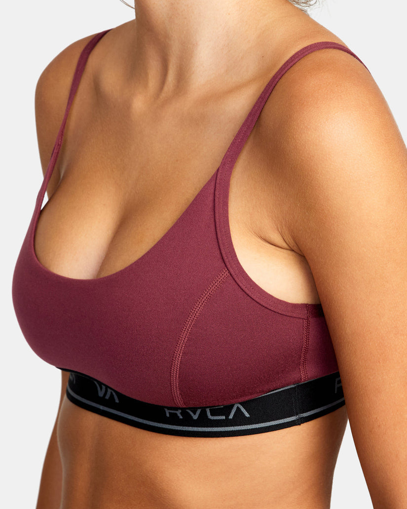 Base Sports Bra - Burgundy