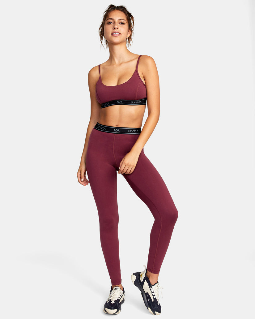 Base Sports Bra - Burgundy