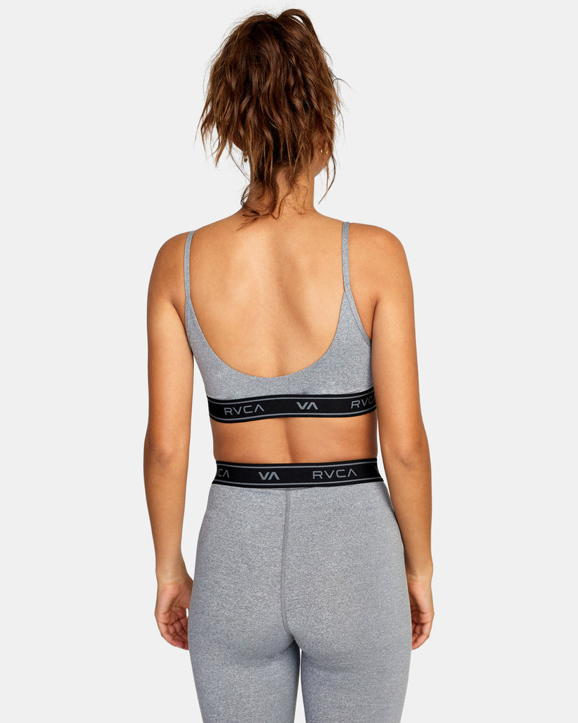 Base Sports Bra - Grey Heather