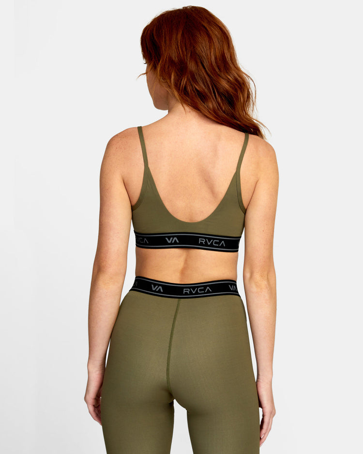 Base Sports Bra - Olive