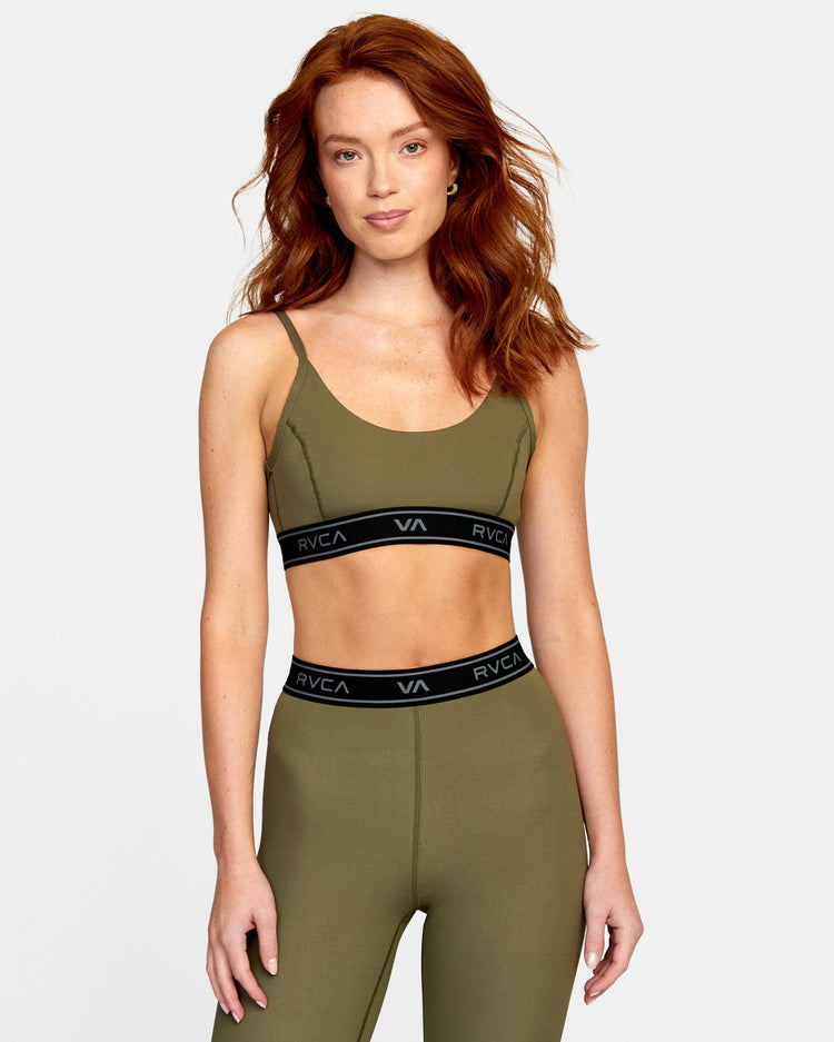 Base Sports Bra - Olive