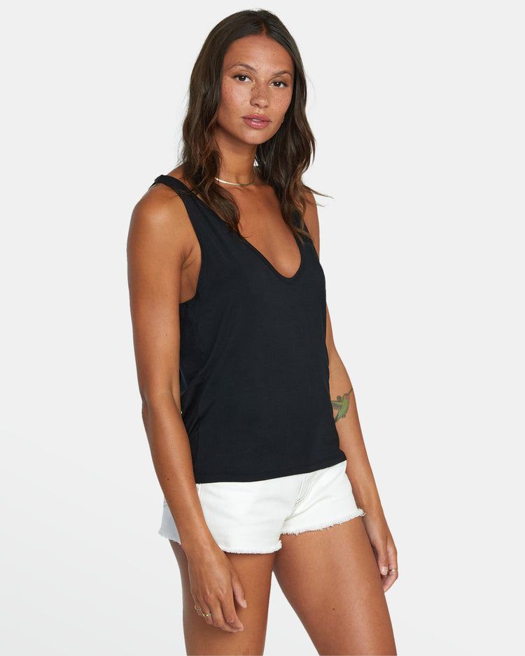 Mayday Tank Top - True Black