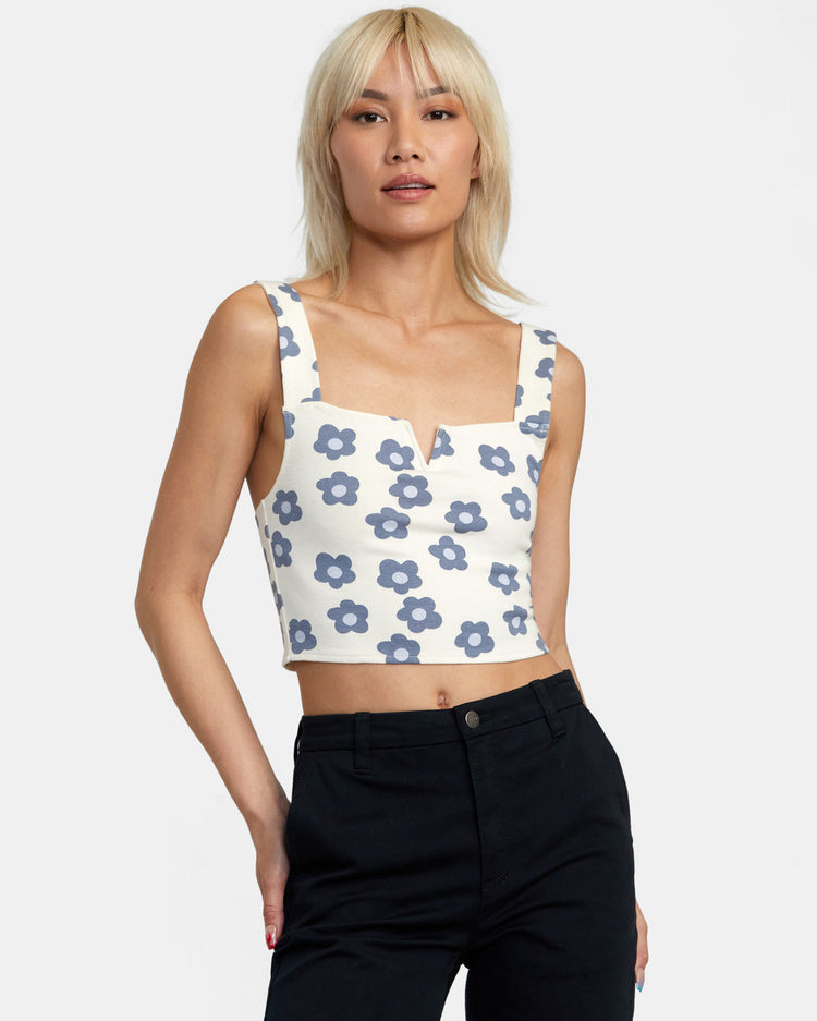 Pleasure Cropped Tank Top - Natural