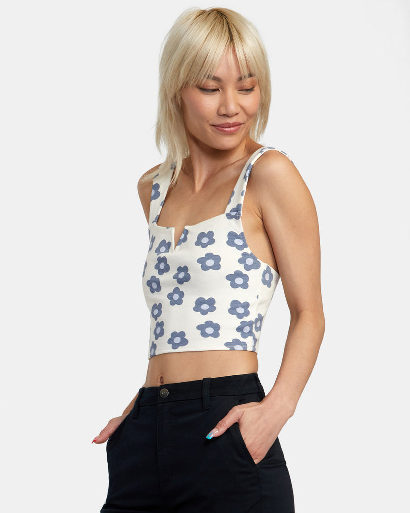 Pleasure Cropped Tank Top - Natural