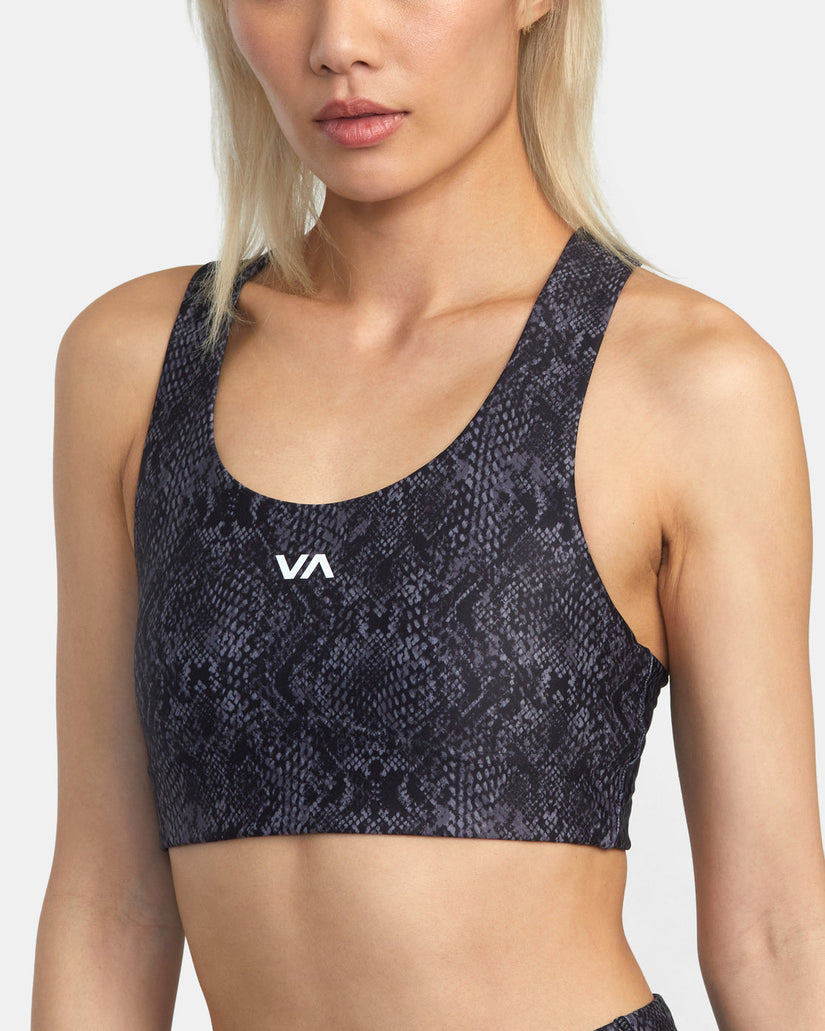 VA Essential Mid Support Sports Bra - Snake