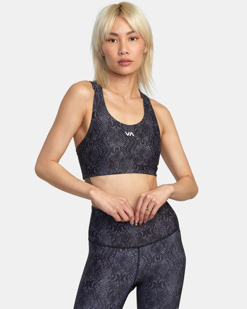 VA Essential Mid Support Sports Bra - Snake