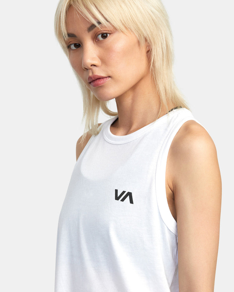 VA Muscle Workout Tank Top - White 2