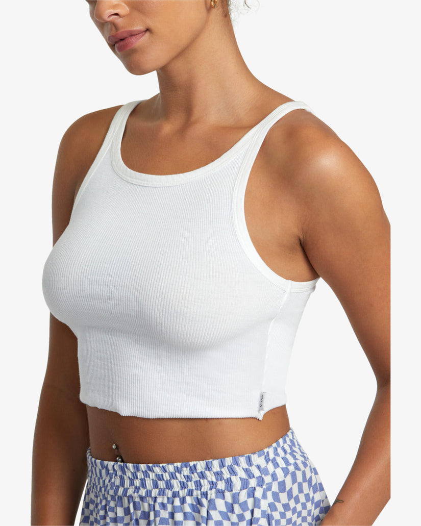 Slide Tank Top - Whisper White