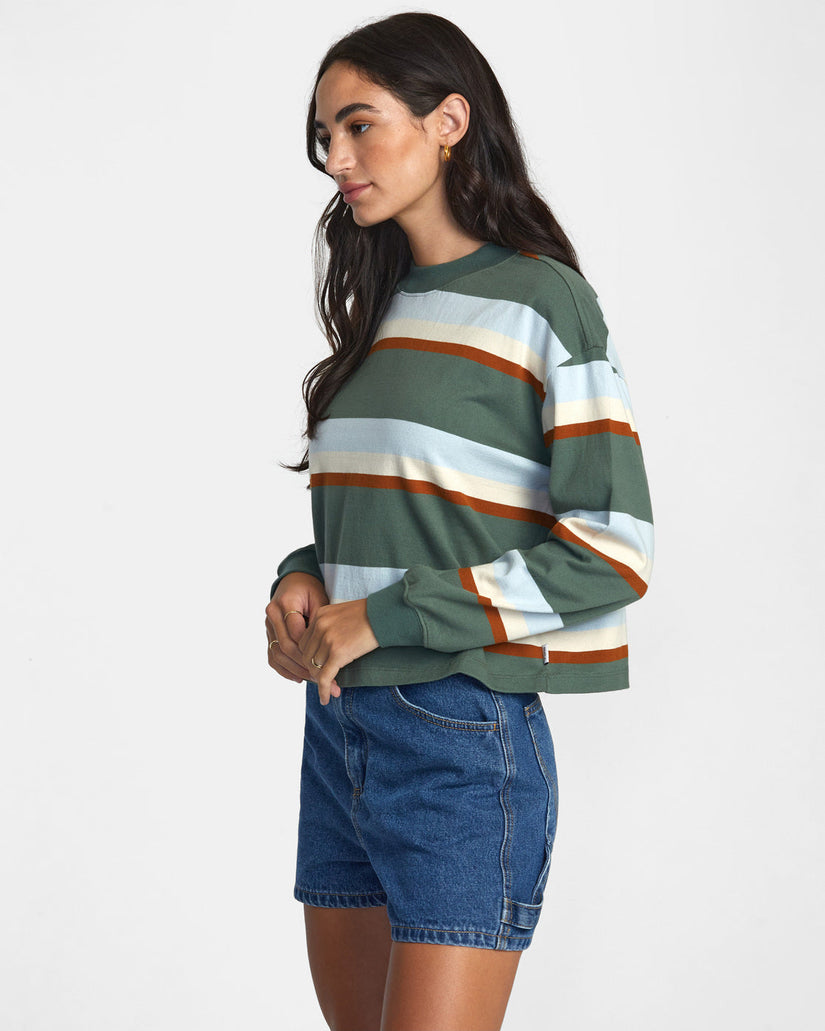 Kinney Long Sleeve Long Sleeve T-Shirt - Spinach