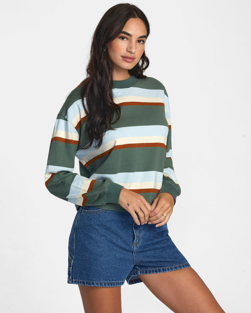 Kinney Long Sleeve Long Sleeve T-Shirt - Spinach