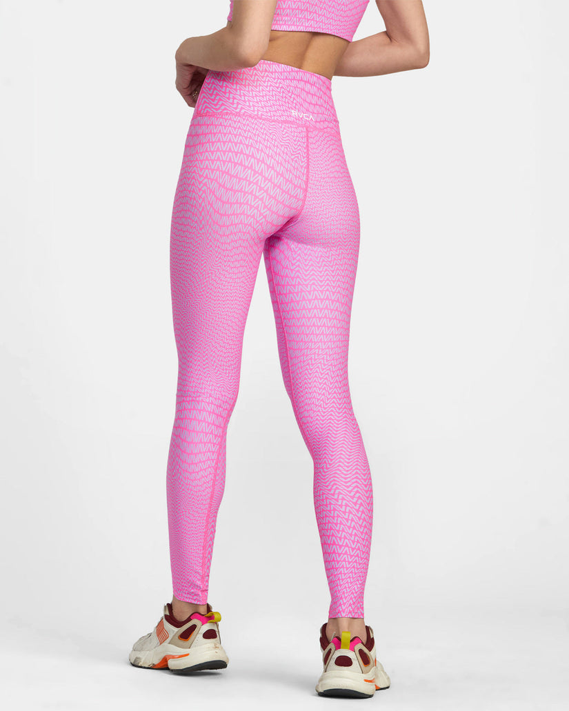 VA Essential Workout Leggings - Motif Fluro