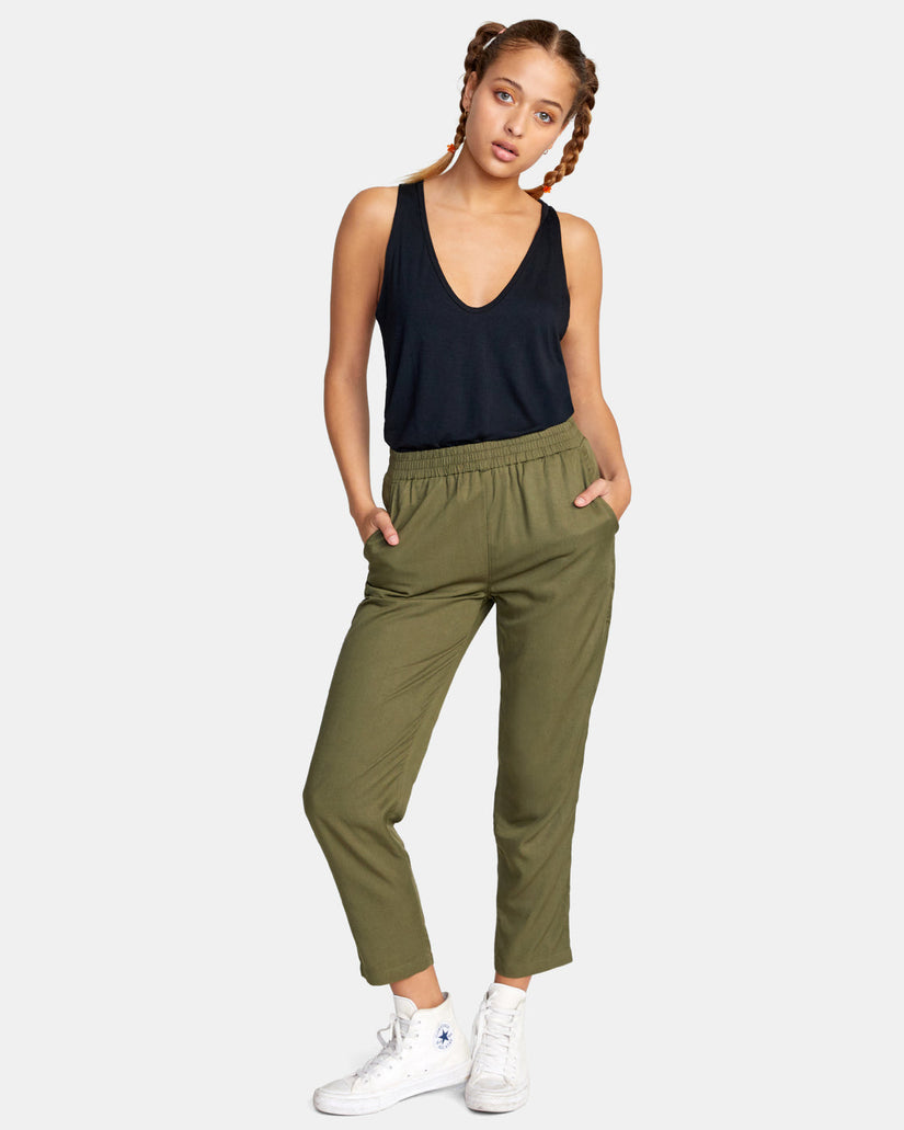 New Yume Beach Pants - Dark Olive