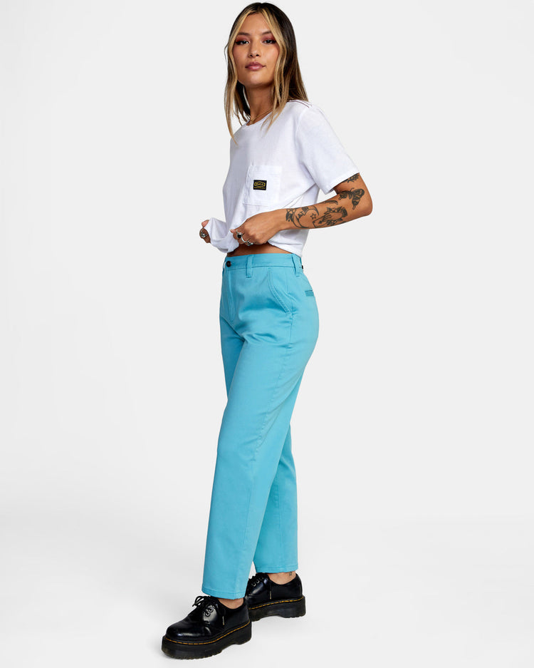 Week-End Stretch Chino Pants - Blue Crest