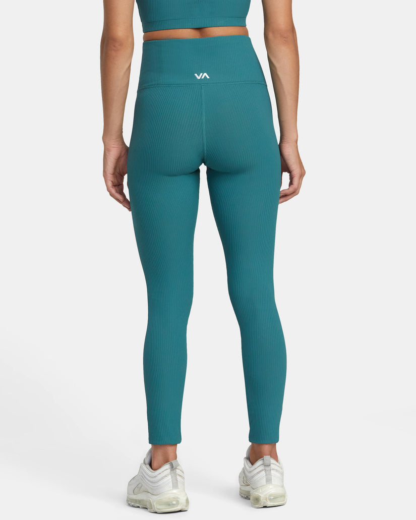 Rose Machado Technical High Waist Leggings - Teal