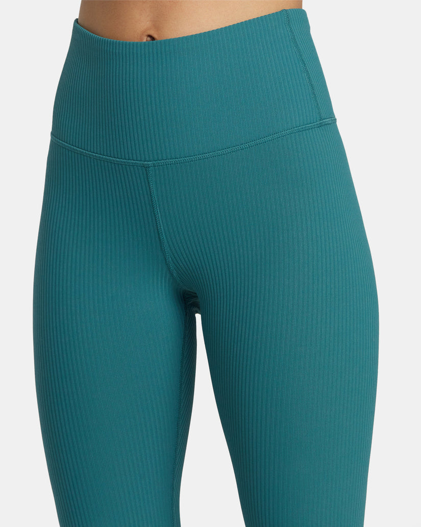 Rose Machado Technical High Waist Leggings - Teal