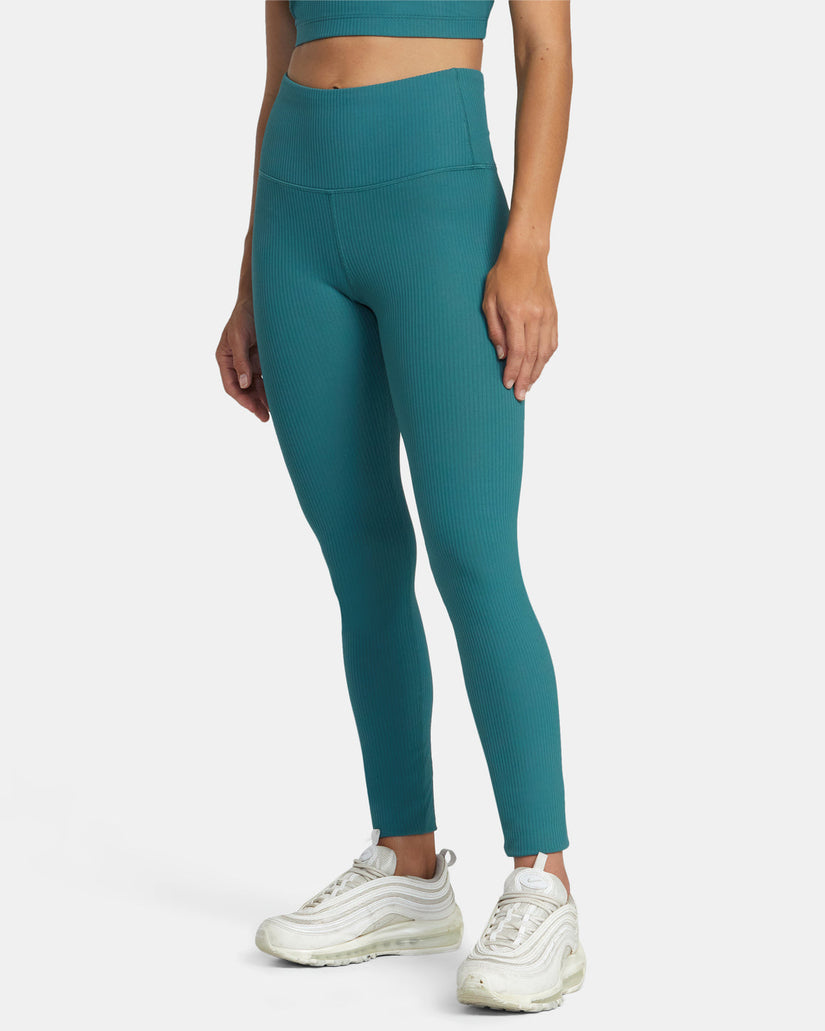 Rose Machado Technical High Waist Leggings - Teal