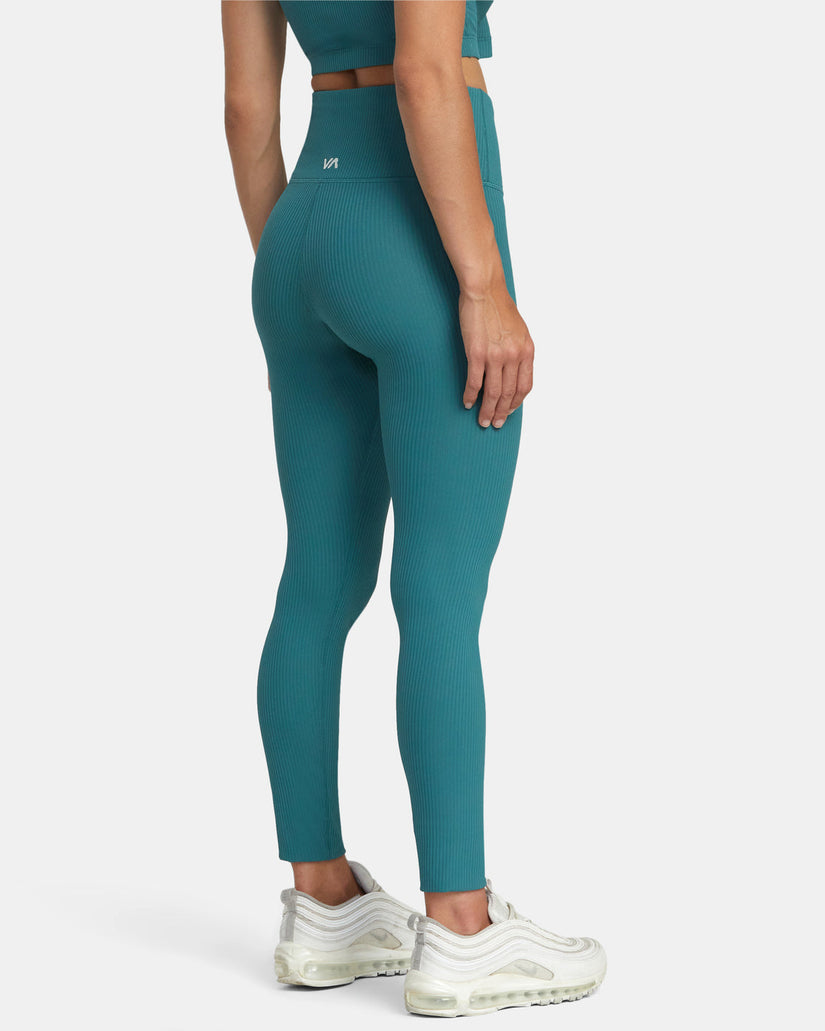 Rose Machado Technical High Waist Leggings - Teal