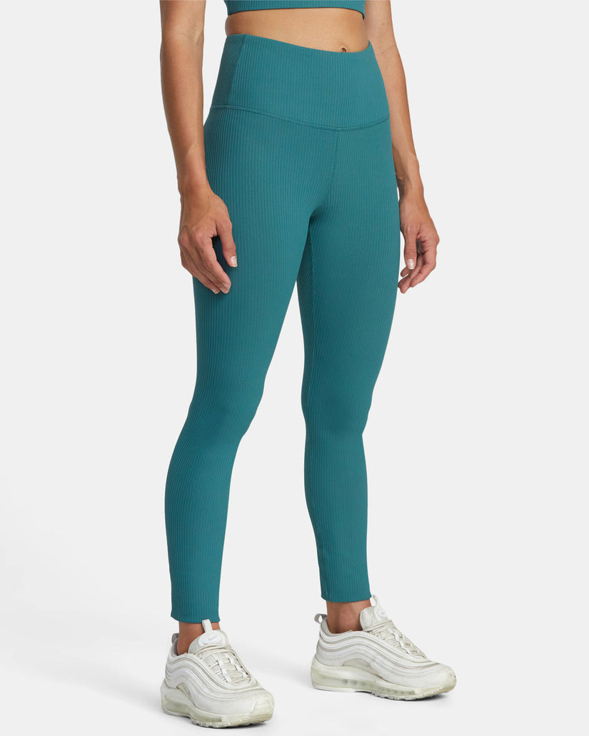 Rose Machado Technical High Waist Leggings - Teal