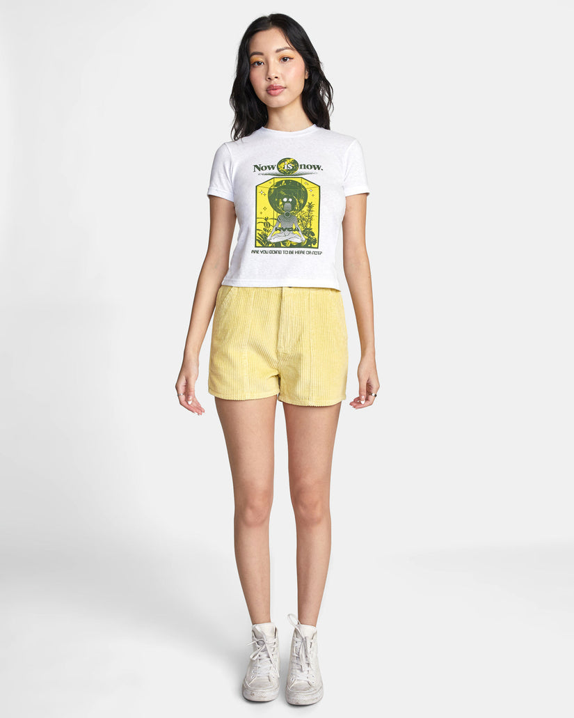 Daylight Corduroy Shorts - Mellow Yellow