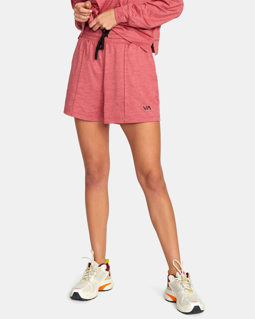 C-Able Workout Shorts - Ginger Heather