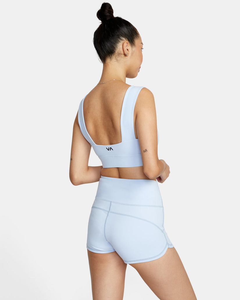 Shorty Workout Shorts - Halogen Blue