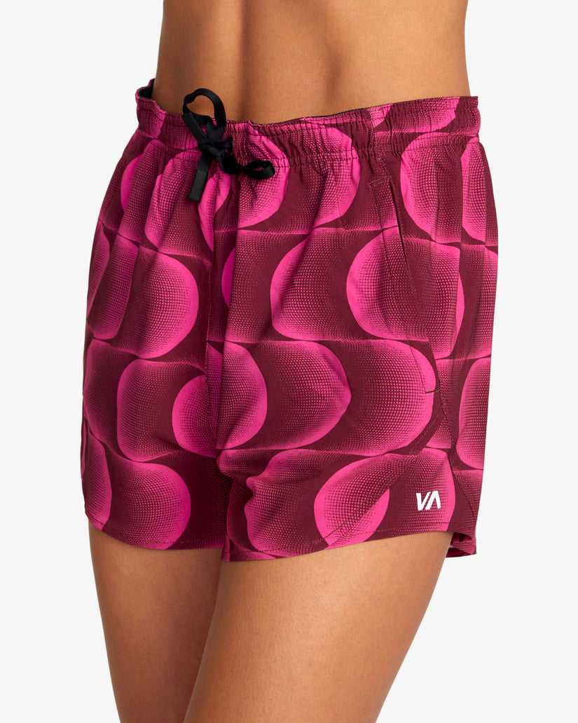 VA Essential Yogger Sport Shorts 12" - Cosmic Wave Berry