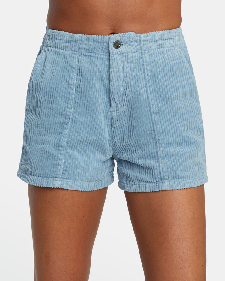 Daylight Corduroy Shorts - Dusty Blue