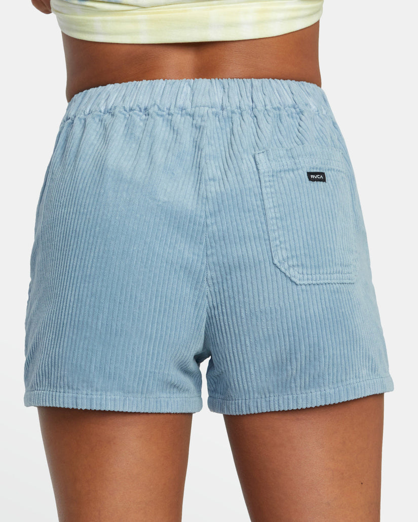 Daylight Corduroy Shorts - Dusty Blue