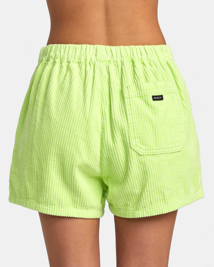 Daylight Corduroy Shorts - Daiquiri Green