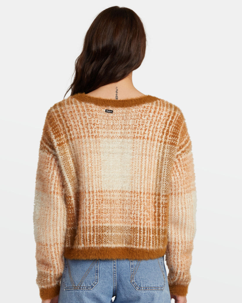 Happy Hour Cardigan - Workwear Brown