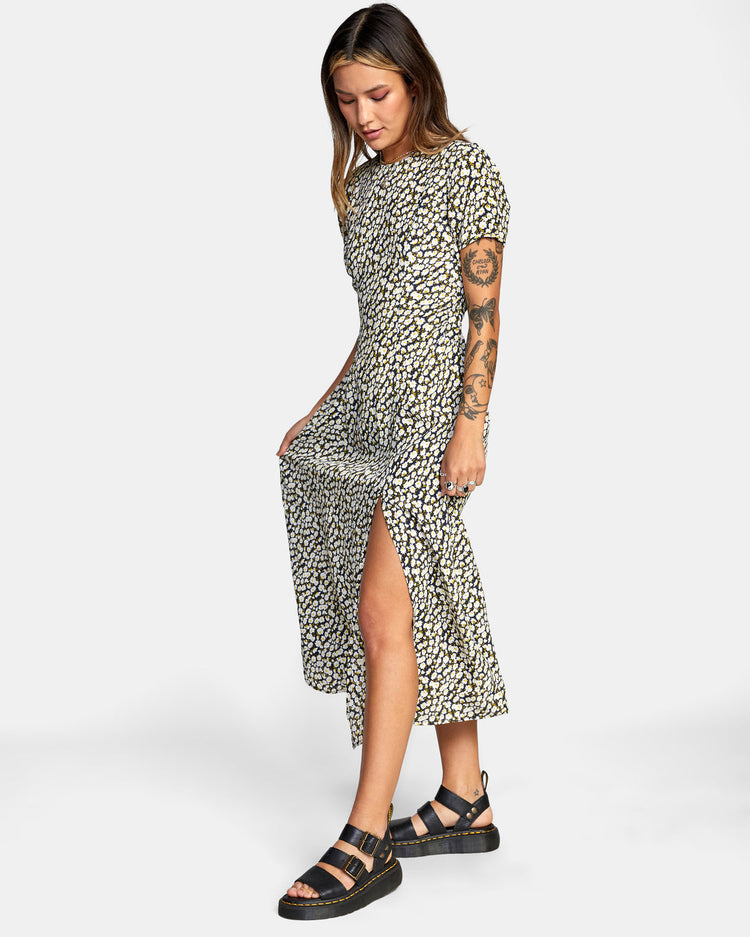 Dreamscape Midi Dress - RVCA Black