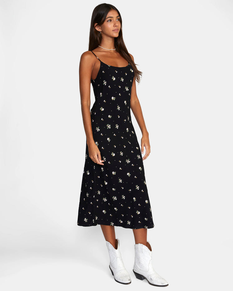 Maiden Midi Dress - RVCA Black