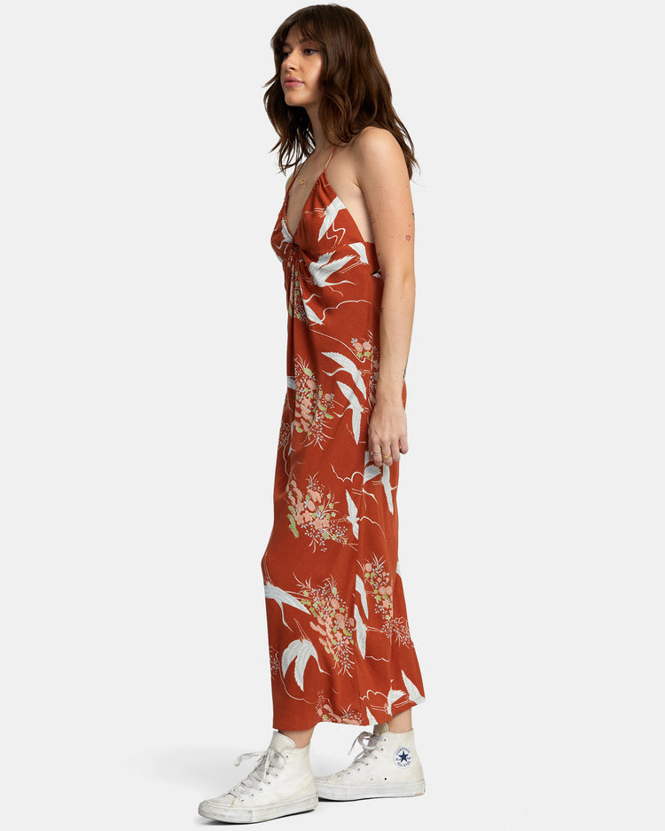 Billy Midi Dress - Sandlewood