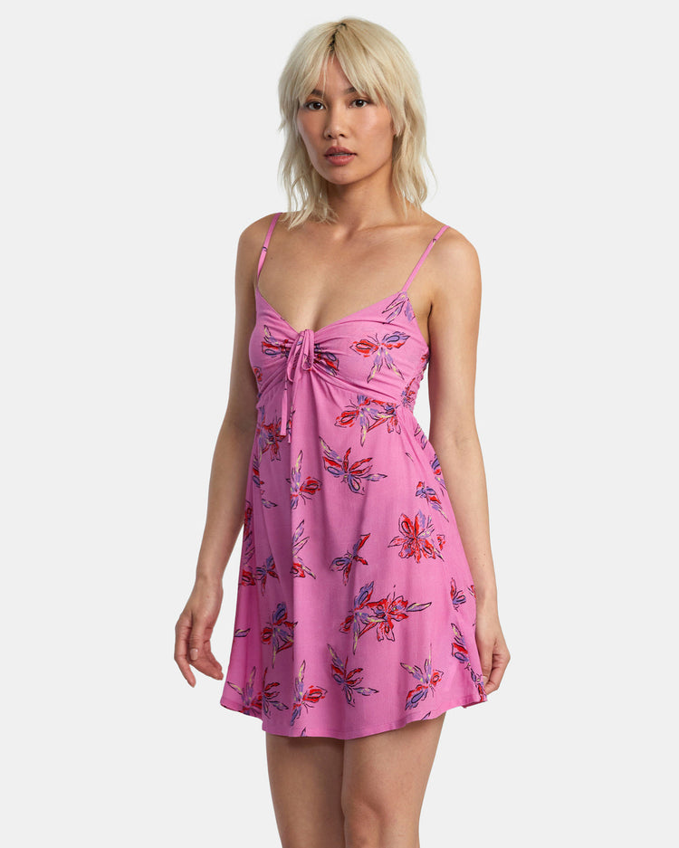 Hau Tree Sleeveless Dress - Cyclamen