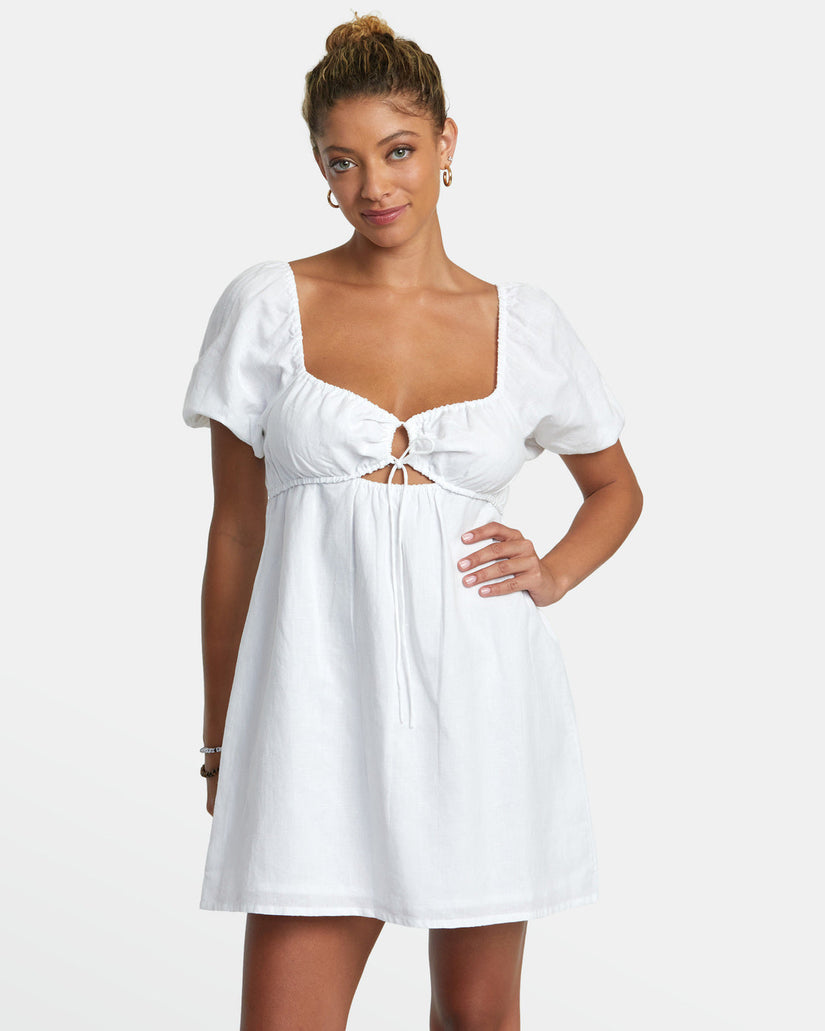 Sweet Talk Mini Dress - Whisper White