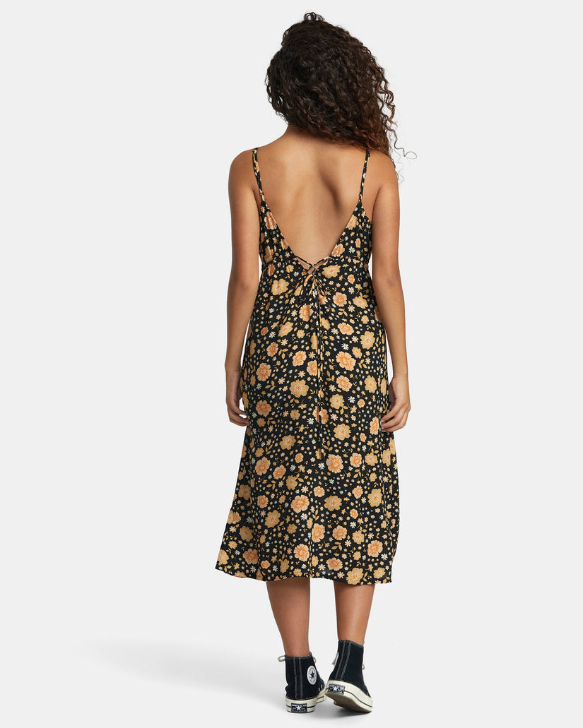 Breakthrough Midi Dress - RVCA Black