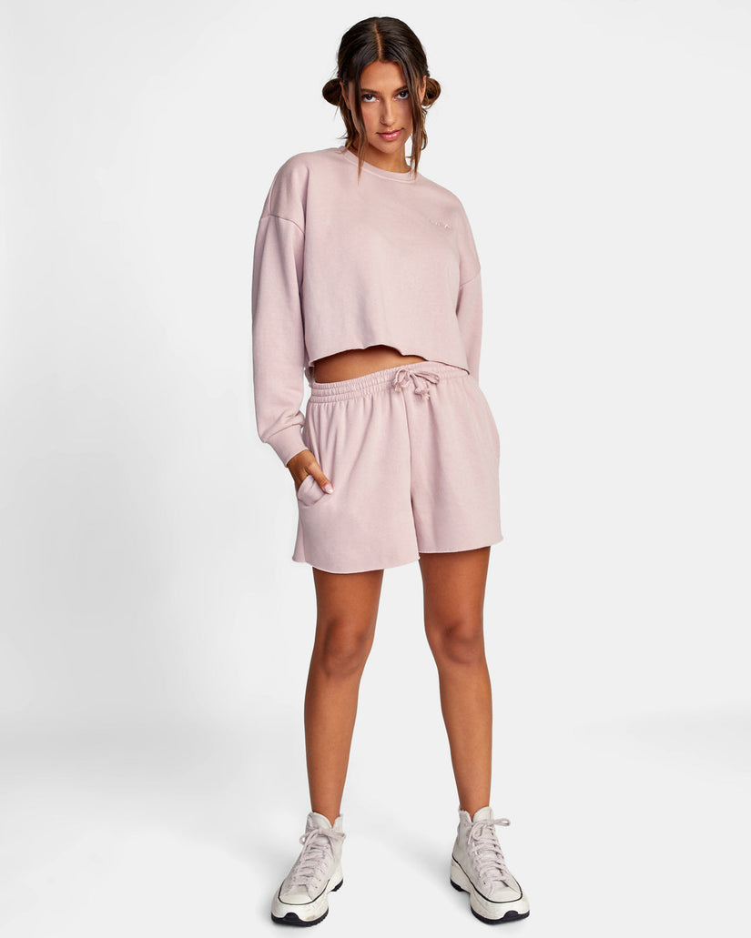 Test Drive Sweatshorts - Dusty Rose