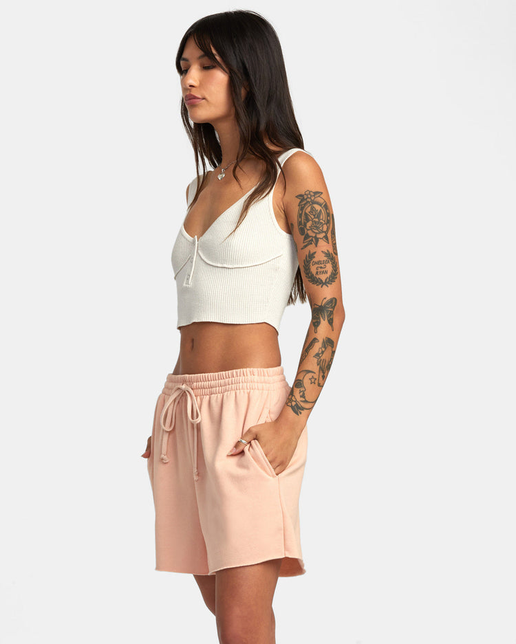 Test Drive Sweatshorts - Pink Sand