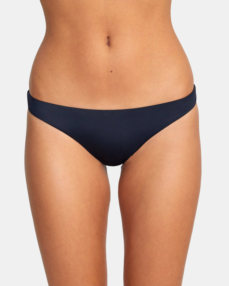 Solid Medium Bikini Bottoms - Black