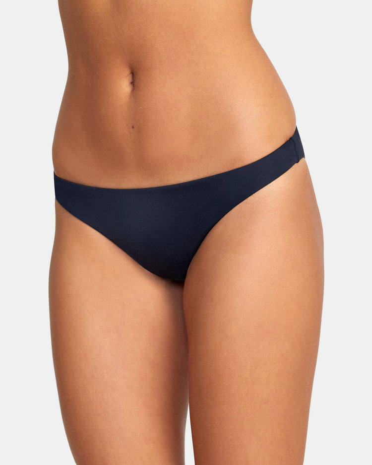 Solid Medium Bikini Bottoms - Black