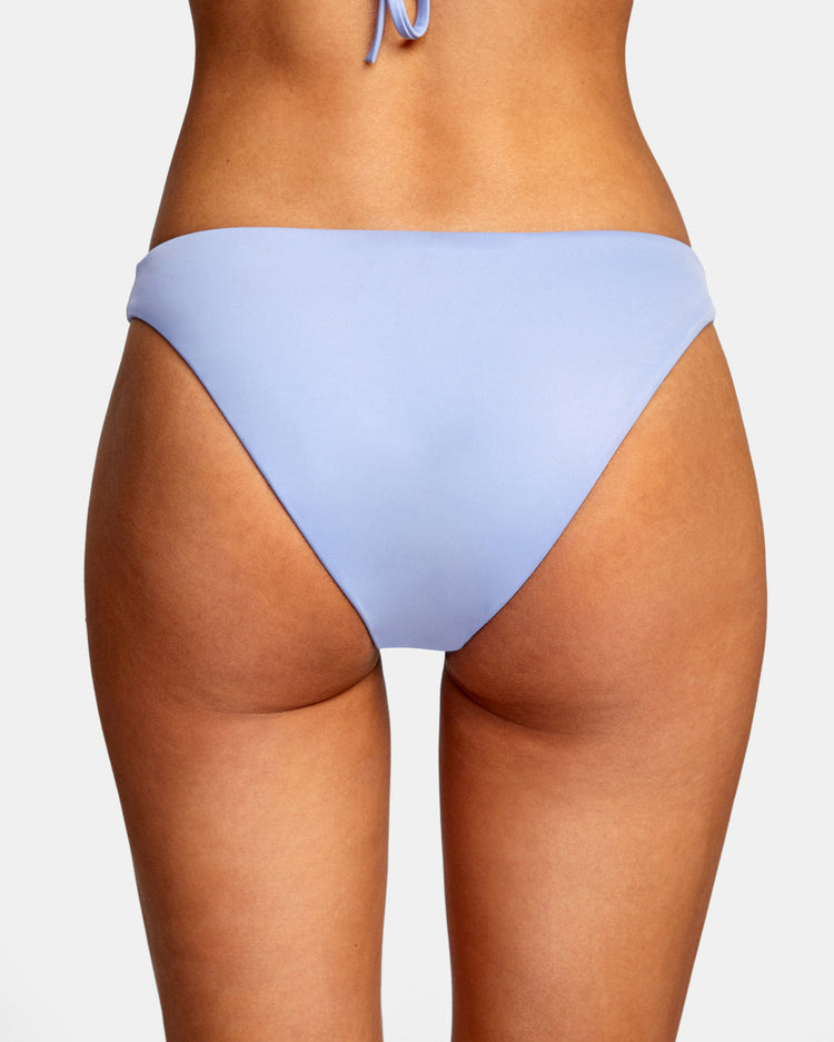 Solid Medium Bikini Bottoms - Grey Purple