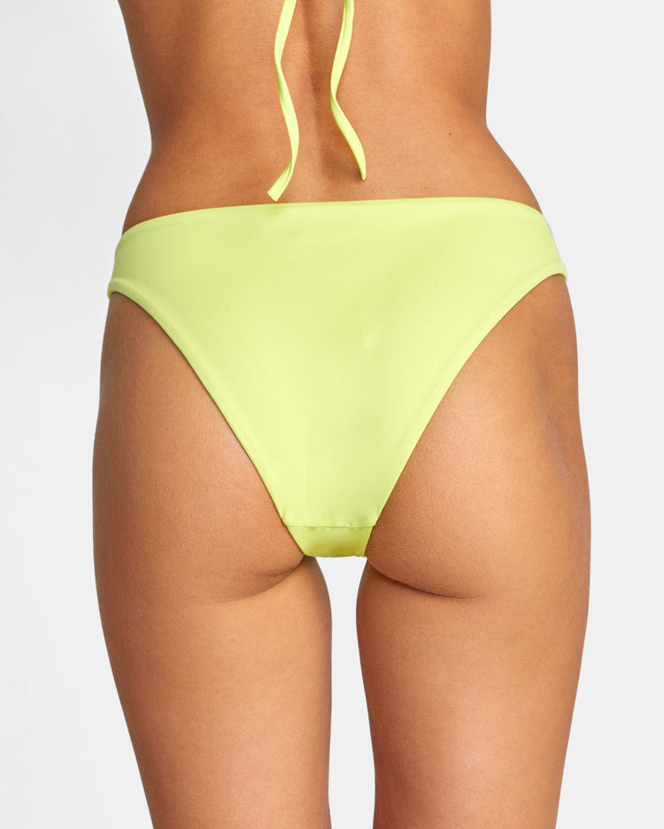 Solid Medium Bikini Bottoms - Limeade