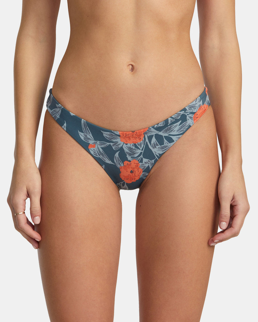 Low-Rise Cheeky Hipster Bikini Bottom - Stormy Blue